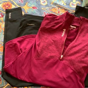 Reebok exercise set for cold weather